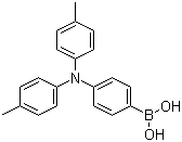 B-4-[双(4-甲基苯基)氨基]苯基]硼酸分子结构 (CAS 654067-65-9)