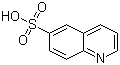 structure of CAS# 65433-95-6, 6-Quinolinesulfonic acid;Quinoline-6-sulfonic acid