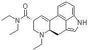 (8beta)-9,10-Didehydro-N,N,6-triethyl-ergoline-8-carboxamide molecular structure (CAS 65527-62-0)