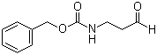 结构式 CAS# 65564-05-8, N-苄氧羰基-3-氨基丙醛
