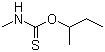 甲基硫代氨基甲酸 2-丁基酯分子结构 (CAS 65573-11-7)