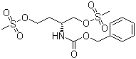 (R)-2-(Benzyloxycarbonylamino)-1,4-dimethanesulfonyloxybutane molecular structure (CAS 655785-24-3)
