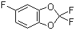 structure of CAS# 656-43-9, 2,2,5-Trifluoro-1,3-benzodioxole;4-Fluoro-1,2-[(difluoromethylene)dioxy]benzene