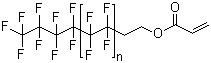 Perfluoroalkylethyl acrylate molecular structure (CAS 65605-70-1)