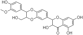 水飞蓟素分子结构 (CAS 65666-07-1)