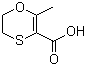 2-Methyl-5,6-dihydro-1,4-oxathiine-3-carboxylic acid molecular structure (CAS 6577-69-1)