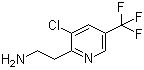 结构式 CAS# 658066-44-5, 3-氯-5-(三氟甲基)-2-(2-氨基乙基)吡啶