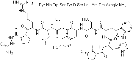 (D-Ser6,Azagly10)-LHRH molecular structure (CAS 65807-03-6)