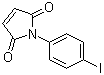 结构式 CAS# 65833-01-4, N-(4-碘苯基)马来酰亚胺