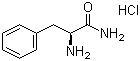 L-苯丙氨酰胺盐酸盐分子结构 (CAS 65864-22-4)