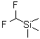 三甲基(二氟甲基)硅烷分子结构 (CAS 65864-64-4)