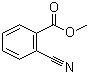structure of CAS# 6587-24-2, Methyl 2-cyanobenzoate;2-Cyanobenzoic acid methyl ester