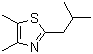 4,5-二甲基-2-异丁基噻唑啉分子结构 (CAS 65894-83-9)