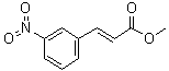 Methyl (E)-3-(3-nitrophenyl)-2-propenoate molecular structure (CAS 659-04-1)