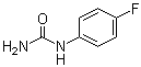 structure of CAS# 659-30-3, 4-Fluorophenylurea;(p-Fluorophenyl)urea