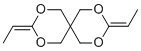 3,9-diethylidene-2,4,8,10-Tetraoxaspiro[5.5]undecane molecular structure (CAS 65967-52-4)