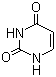structure of CAS# 66-22-8, Uracil;2,4(1H,3H)-Pyrimidinedione; 2,4-Dihydroxypyrimidine