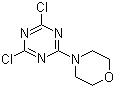 结构式 CAS# 6601-22-5, 2,4-二氯-6-吗啉基-1,3,5-三嗪