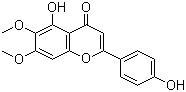 Cirsimaritin molecular structure (CAS 6601-62-3)