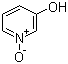 3-Hydroxypyridine-N-oxide molecular structure (CAS 6602-28-4)
