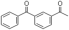 3-乙酰基二苯甲酮分子结构 (CAS 66067-44-5)