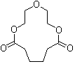 structure of CAS# 6607-34-7, 1,4,7-Trioxacyclotridecane-8,13-dione