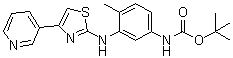 N-[4-Methyl-3-[[4-(3-pyridinyl)-2-thiazolyl]amino]phenyl]carbamic acid 1,1-dimethylethyl ester molecular structure (CAS 660837-07-0)