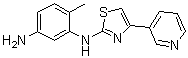 4-Methyl-N3-[4-(3-pyridinyl)-2-thiazolyl]-1,3-benzenediamine molecular structure (CAS 660837-08-1)