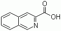 结构式 CAS# 6624-49-3, 异喹啉-3-甲酸