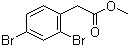 2,4-二溴苯乙酸甲酯分子结构 (CAS 66247-65-2)