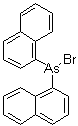 二-1-萘基亚胂酰溴分子结构 (CAS 6625-33-8)