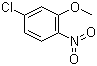 5-氯-2-硝基苯甲醚分子结构 (CAS 6627-53-8)