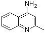 结构式 CAS# 6628-04-2, 2-甲基喹啉-4-胺
