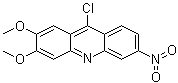 2,3-二甲氧基-6-硝基-9-氯吖啶分子结构 (CAS 6628-92-8)