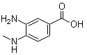structure of CAS# 66315-15-9, 3-Amino-4-methylaminobenzoic acid;3-Amino-4-(methylamino)benzoic acid