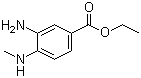 Ethyl 3-amino-4-(methylamino)benzoate molecular structure (CAS 66315-23-9)