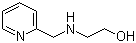 2-[(Pyridin-2-ylmethyl)amino]ethanol molecular structure (CAS 6636-71-1)