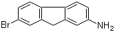 structure of CAS# 6638-60-4, 2-Amino-7-bromofluorene;7-Bromo-9H-fluoren-2-amine