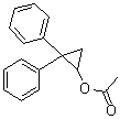 2,2-Diphenylcyclopropanol acetate molecular structure (CAS 6639-52-7)