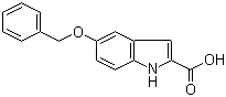 5-Benzyloxy-1H-indole-2-carboxylic acid molecular structure (CAS 6640-09-1)