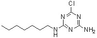 6-氯-N2-庚基-1,3,5-三嗪-2,4-二胺分子结构 (CAS 6642-22-4)