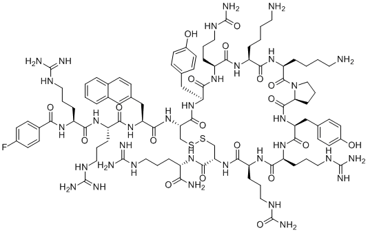 Motixafortide molecular structure (CAS 664334-36-5)