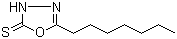 5-Heptyl-1,3,4-oxadiazole-2(3H)-thione molecular structure (CAS 66473-10-7)