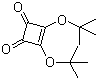 3,4-二(叔丁氧基)-3-环丁烯-1,2-二酮分子结构 (CAS 66478-66-8)