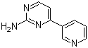 结构式 CAS# 66521-66-2, 4-(3-吡啶基)-2-氨基嘧啶