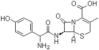 头孢羟氨苄分子结构 (CAS 66592-87-8)
