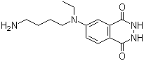 N-(4-Aminobutyl)-N-ethylisoluminol molecular structure (CAS 66612-29-1)