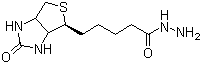 Biotin hydrazide molecular structure (CAS 66640-86-6)
