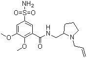 Veralipride molecular structure (CAS 66644-81-3)