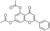 5,7-Diacetoxyflavone molecular structure (CAS 6665-78-7)
